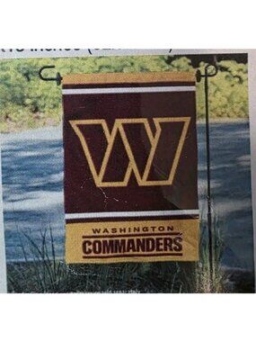 Washington Commanders Garden Flag Double Sided Commanders Premium Yard Flag NFL